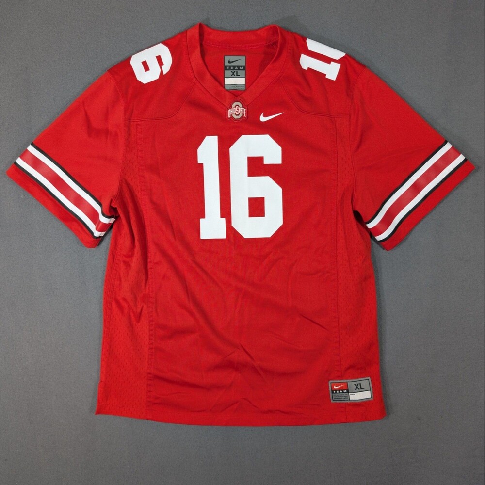 Ohio State Buckeyes #16 NIKE Football Jersey Women XL J.T. Barrett